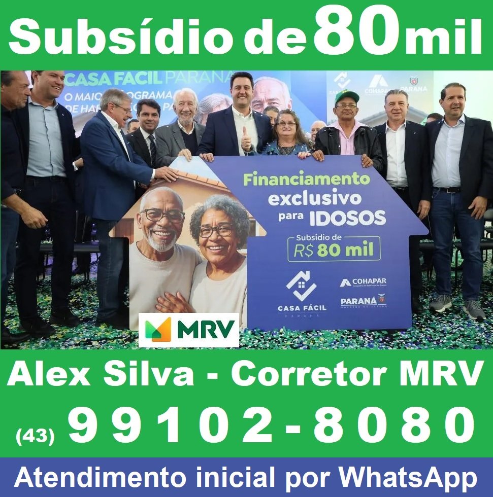 SUBSÍDIO DE 80 MIL